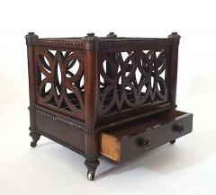 Irish Late Regency Style William IV Period Rosewood Canterbury circa 1835 - 4576934