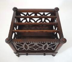 Irish Late Regency Style William IV Period Rosewood Canterbury circa 1835 - 4576935