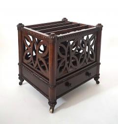 Irish Late Regency Style William IV Period Rosewood Canterbury circa 1835 - 4576937