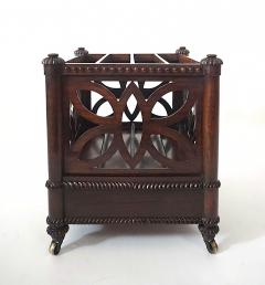 Irish Late Regency Style William IV Period Rosewood Canterbury circa 1835 - 4576938