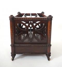Irish Late Regency Style William IV Period Rosewood Canterbury circa 1835 - 4576941