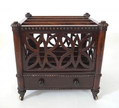 Irish Late Regency Style William IV Period Rosewood Canterbury circa 1835 - 4576942