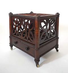 Irish Late Regency Style William IV Period Rosewood Canterbury circa 1835 - 4578581