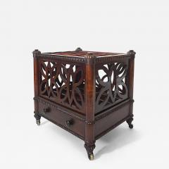 Irish Late Regency Style William IV Period Rosewood Canterbury circa 1835 - 4578582