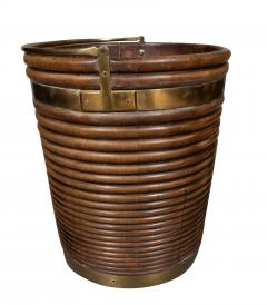 Irish Mahogany And Brass Peat Bucket - 4260863