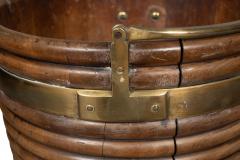 Irish Mahogany And Brass Peat Bucket - 4260866