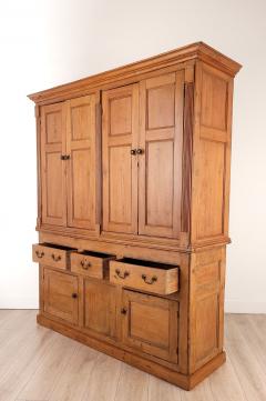 Irish Pine Two Part Georgian Cabinet circa 1820 With repairs - 3790871