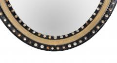 Irish Regency Ebonized And Beaded Glass Mirror - 4723502
