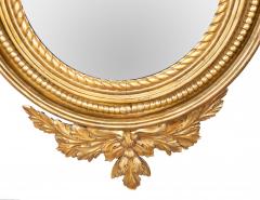 Irish Regency Giltwood Convex Mirror - 4723525