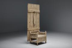 Irish Wooden Settle Chair 19th Century - 2702811