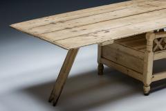 Irish Wooden Settle Chair 19th Century - 2702818
