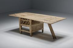 Irish Wooden Settle Chair 19th Century - 2702839