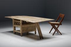 Irish Wooden Settle Chair 19th Century - 2702841
