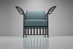 Iron Armchair with Upholstered Cushions by Georg Toth Europe 1998 - 4022221