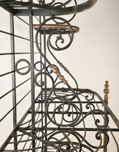Iron Brass Bakers Rack France circa 1880 - 4212221