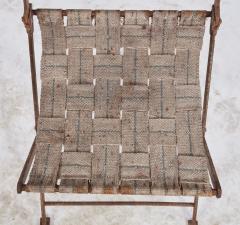 Iron Chainmesh Folding Conservatory Chair - 4561279