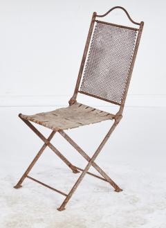 Iron Chainmesh Folding Conservatory Chair - 4561280