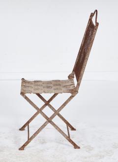 Iron Chainmesh Folding Conservatory Chair - 4561281