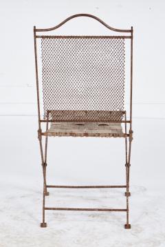 Iron Chainmesh Folding Conservatory Chair - 4561282