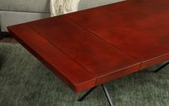 Iron Leather Wrapped Desk - 4098710