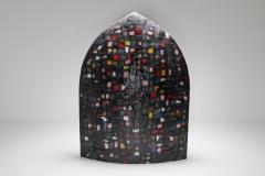 Iron Sculpture and Cabinet Madio Medievale by A Spazzapan 1970s - 1555723