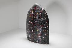 Iron Sculpture and Cabinet Madio Medievale by A Spazzapan 1970s - 1555727