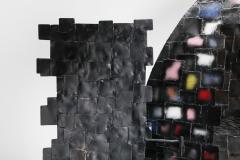 Iron Sculpture and Cabinet Madio Medievale by A Spazzapan 1970s - 1555731