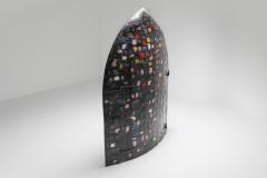 Iron Sculpture and Cabinet Madio Medievale by A Spazzapan 1970s - 1555732