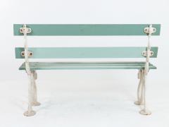 Iron Serpent and Twig Garden Bench English Mid 20th C  - 4639124