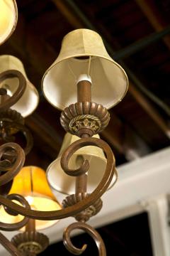 Iron Twelve Light Chandelier - 2490833
