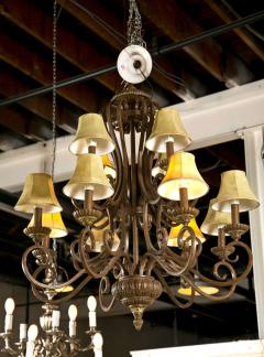 Iron Twelve Light Chandelier - 2490838