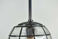 Iron and Glass Dome Pendant - 226594