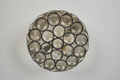 Iron and Glass Flush Mount - 409055