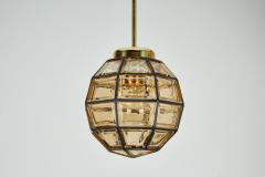 Iron and Glass Four Row Lantern Pendant - 226588