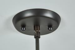 Iron and Glass Lantern Three Row Pendant - 226586