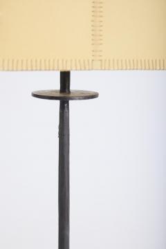 Iron and Parchment Floor Lamp - 4804224