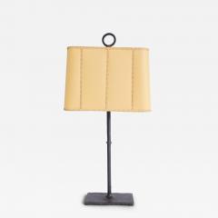 Iron and Parchment Table Lamp - 4804588