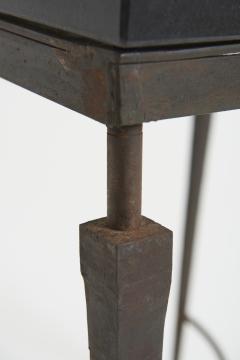 Iron and Stone Square Side Table - 3600600