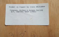 Irwin A Whitaker Capitol Reef Enamel by Irwin Whitaker - 1900644