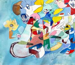 Isabel Brinck Original Abstract Painting on Canvas Titled Perpetua  - 4397286