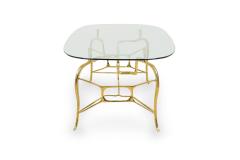 Isabella Modern Biomorphic Bronze Dining Table - 4172060