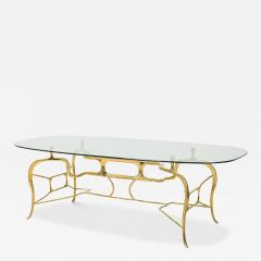 Isabella Modern Biomorphic Bronze Dining Table - 4204780
