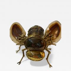 Isabelle Faure 1970 Bee Wall Lamp in Bronze or Brass Duval Brasseur Or Isabelle Faure 1 Bulb - 3430277