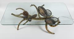 Isabelle Faure Large French Agate Butterfly Low Table Designed By Isabelle Faure - 4096266