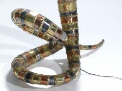 Isabelle Faure Signed Isabelle Faure cobra sculpture floor lamp 1970s - 989402