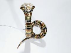 Isabelle Faure Signed Isabelle Faure cobra sculpture floor lamp 1970s - 989406