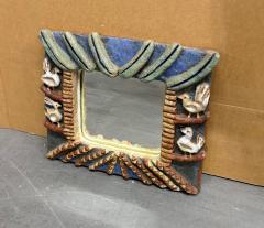 Isabelle Ferlay Glazed Ceramic Mirror by Isabelle Ferlay from the group les Argonautes - 4482131