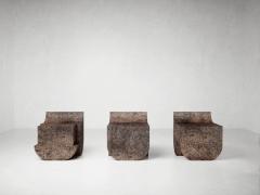 Isac Elam Kaid Canadian Contemporary Mono Block Cement Chair - 4613119