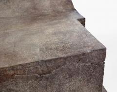Isac Elam Kaid Canadian Contemporary Mono Block Cement Chair - 4613122