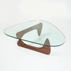 Isamu Noguchi Early Noguchi IN 50 Coffee Table by Isamu Noguchi Walnut Base Second Generation - 3414167